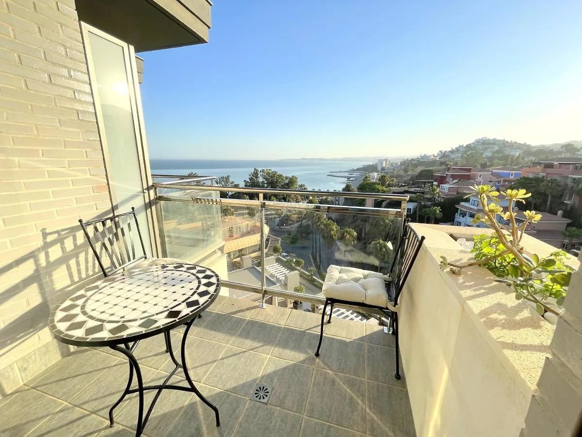 Brand New Modern 2 Bdrms Duplex Penthouse . Sea Views. 3 Min Walk To Beach! Apartment Benalmadena