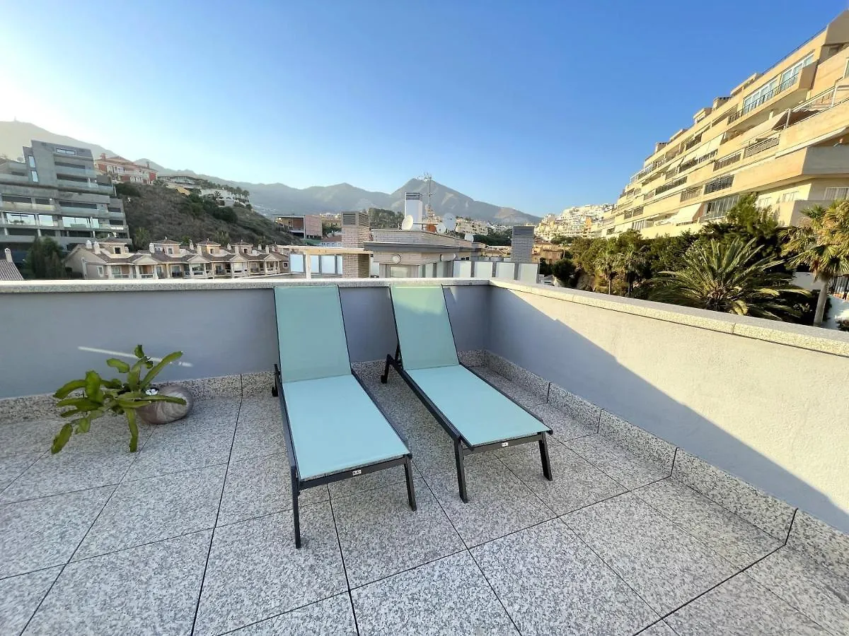 Brand New Modern 2 Bdrms Duplex Penthouse . Sea Views. 3 Min Walk To Beach! Apartment Benalmadena
