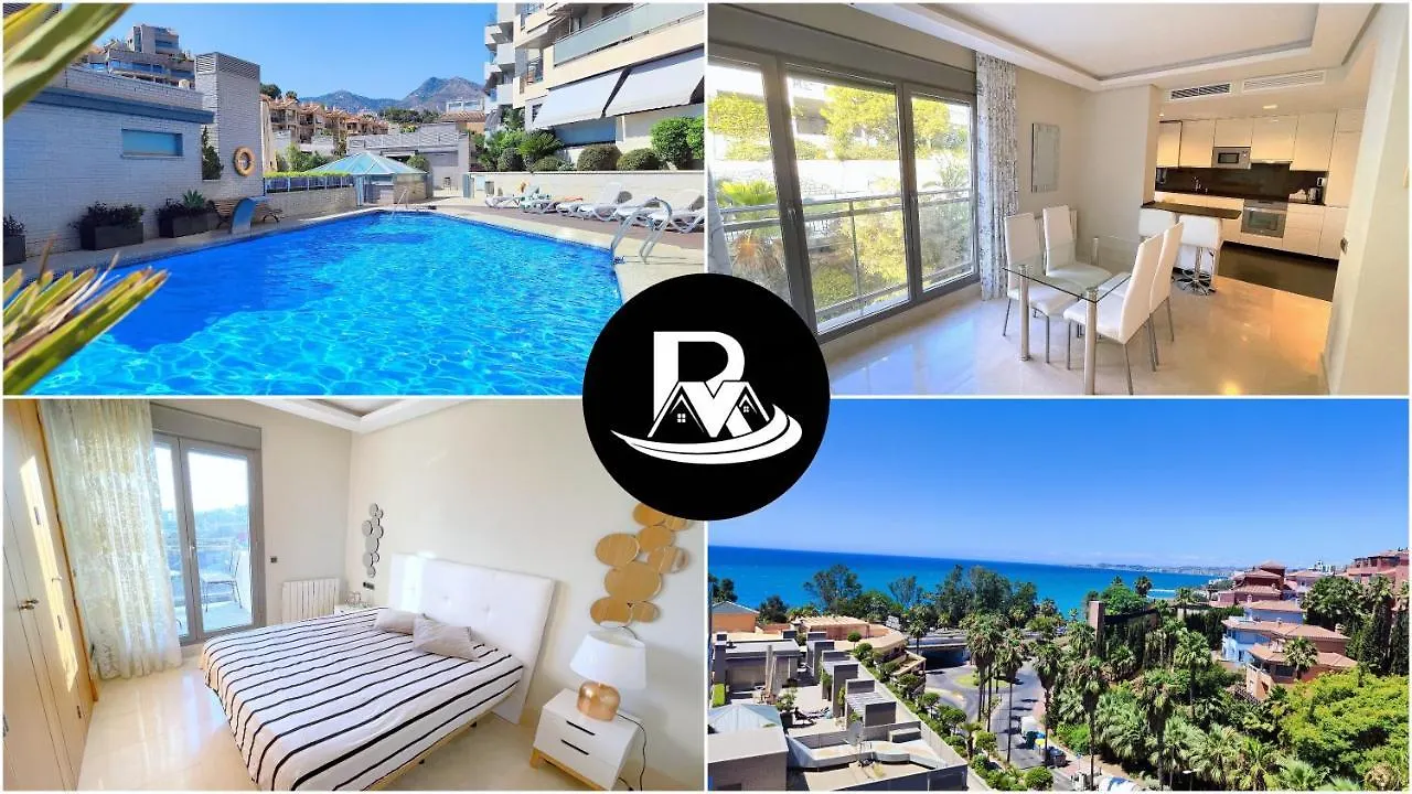 Brand New Modern 2 Bdrms Duplex Penthouse . Sea Views. 3 Min Walk To Beach! Apartment Benalmadena